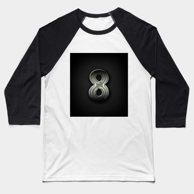 Number 8 Baseball T-Shirt by Spinkly